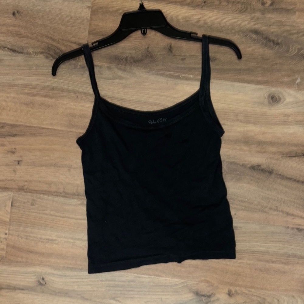 Brandy Melville Black Sleeveless Crop Camisole